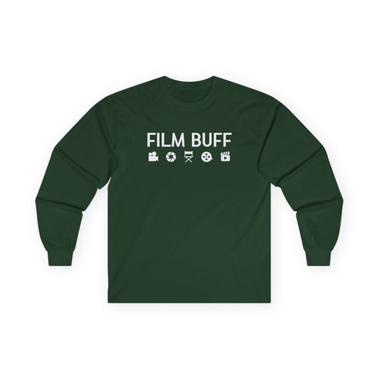 Film Buff Long Sleeve Tee | Perfect for Movie Lovers, Gift for Filmmakers, Casual Wear, Film Festivals, Movie Nights