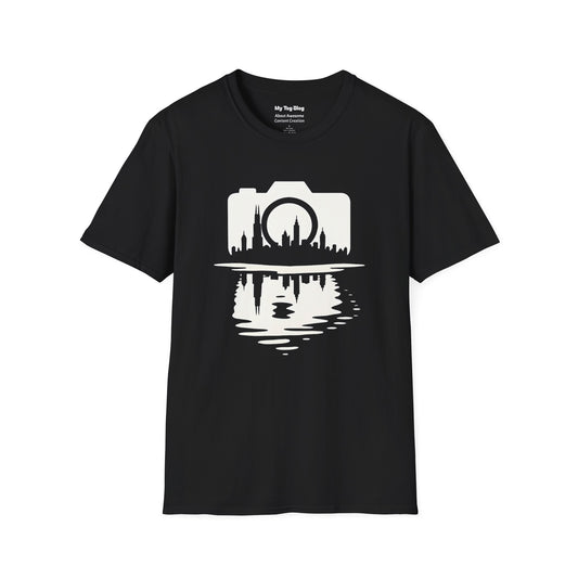 Camera Cityscape T-Shirt for Street Photographers