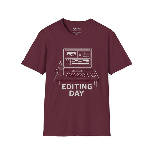 Editing Day Unisex T-Shirt for Video Editors and Content Creators